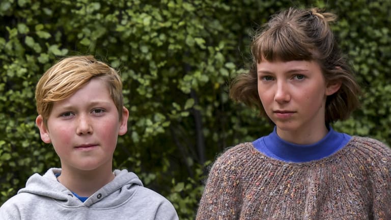 Callum Neilson-Bridgefoot (left) and Tully Boyle, Castlemaine students who helped set off an Australian campaign.