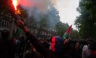 French protesters take to the streets to oppose Marine Le Pen’s electorally victorious National Rally.