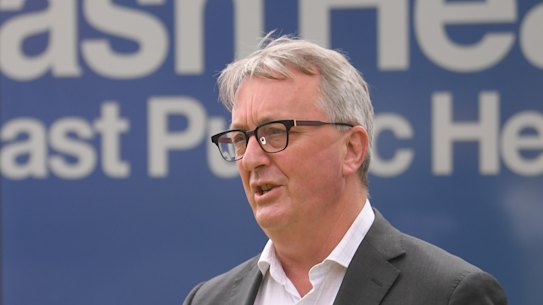 Victorian Health Minister Martin Foley said the government was working with industry groups to boost third dose vaccination rates. 