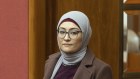 Senator Fatima Payman arrives for question time today.