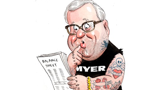 Myer boss Garry 'Bruiser' Hounsell meets his match