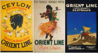 1. Original vintage lithographic poster by Walter Jardine. RefCL135-8.Price $3,300. 2. Original vintage lithographic poster by Walter Jardine. Poster for Orient Line Tropic Cruises. Fiji, Rabaul, Noumea, Papua, c1930s. Rwf- CL135-6.Price $2,600. 3. Original vintage lithographic poster by Dudley Hardy. Ref Item #CL193-4Price (AUD): $2,950.