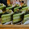 Aokuma’s matcha red bean cake.