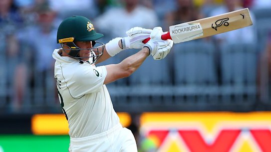 Marnus Labuschagne strokes his way to a third century in as many Test matches on Thursday.