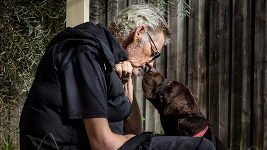 Ron Fenton and Yogi.