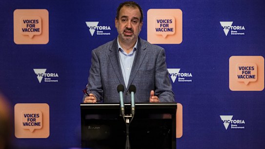 Industry Recovery Minister Martin Pakula announced vaccine passport trials in regional Victoria. 