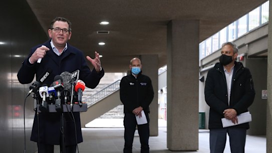 Premier Daniel Andrews announced lockdown would be lifted in regional Victoria from 11.59pm on Monday. 