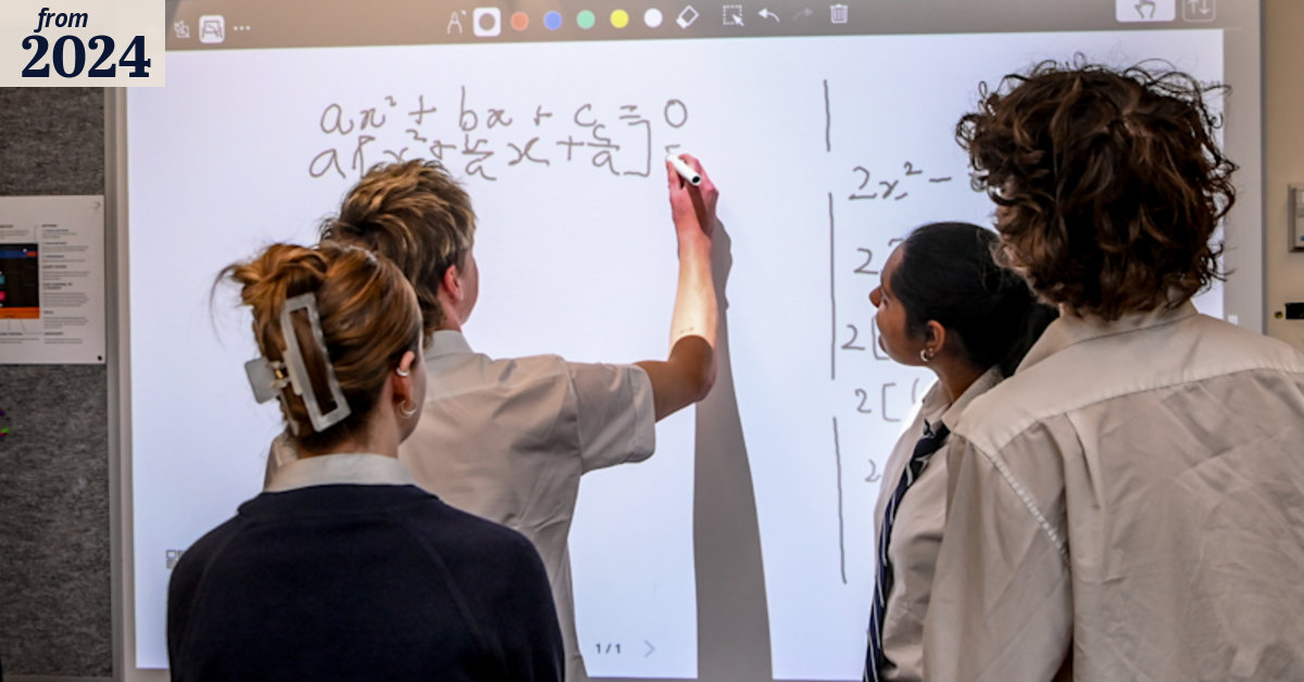 Victorian students rank behind NSW, ACT and WA in maths