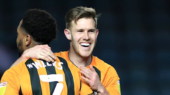 Callum Elder (right) is in line to make his maiden appearance for the Socceroos in World Cup qualifiers on Friday and Tuesday AEST.