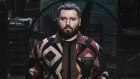 Williams’ productions incorporate live cameras, multiple screens and many perspectives. He wears the Bode patchwork jacket from Incu, incu.com; Filippa K black jacket from Parlour X, parlourx.com