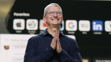 Under Tim Cook’s watch, Apple’s revenue has more than doubled and its shares returned more than 1100 per cent, pushing the market value above $US2 trillion.