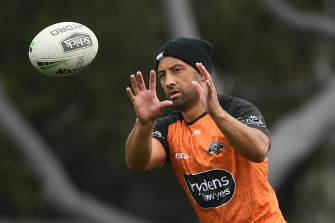 Benji Marshall is determined to win back his place at Wests Tigers.