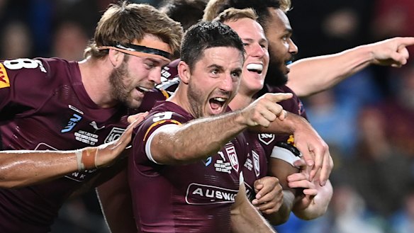 Ben Hunt was brilliant for the Maroons in game three.
