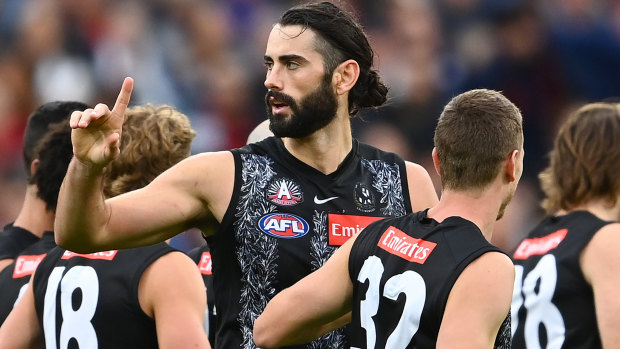 Brodie Grundy is set to return for Robert Harvey’s first game in charge of the Magpies.
