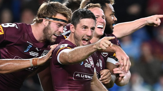 Ben Hunt was brilliant for the Maroons in game three.