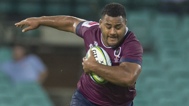 Speaking out: Reds Taniela Tupou voiced his support for Israel Folou on Facebook.
