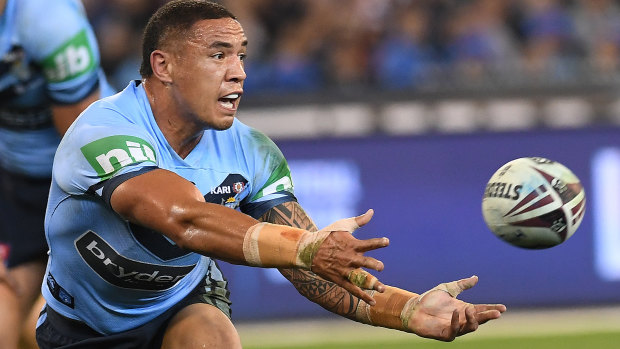 Still hurting: Tyson Frizell is one of six Blues left from the game two loss last year.