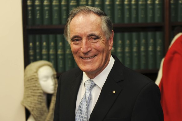 Retired Supreme Court judge Frank Vincent oversaw an inquiry into the Open Courts Act.