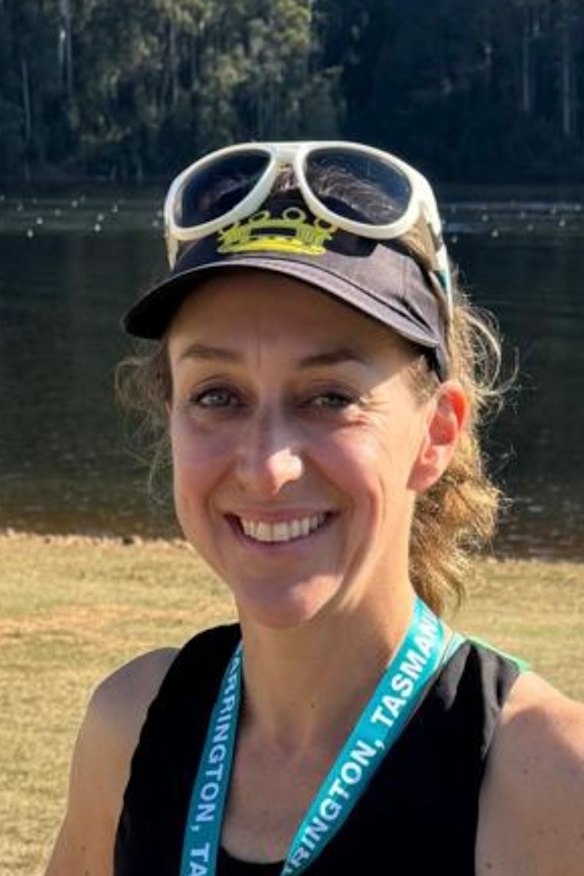 Emily Harridge found peace in rowing, including the early starts.