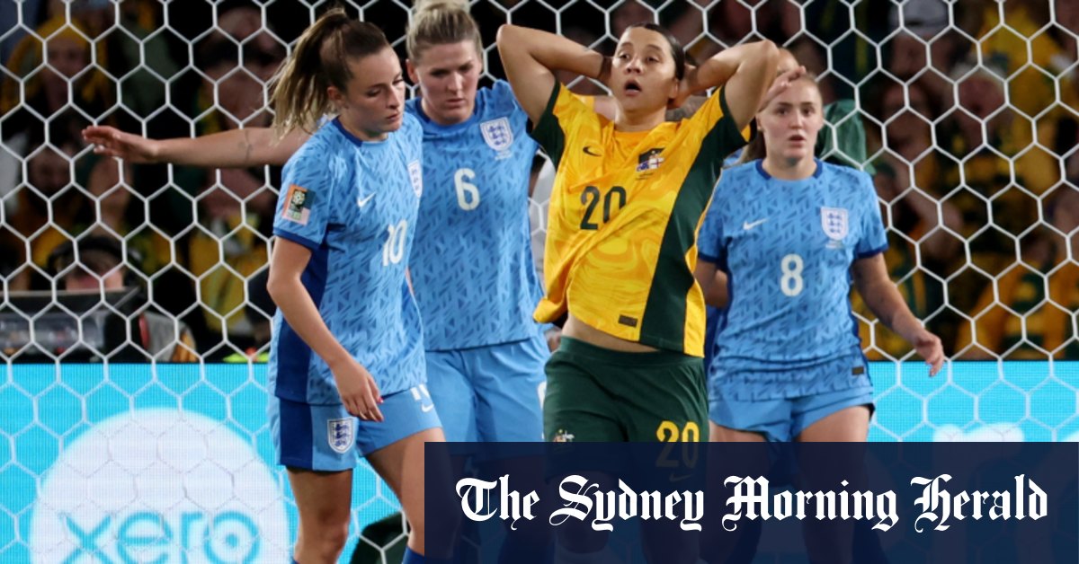 Womens World Cup 2023 Sam Kerr Goal Not Enough As Matildas Suffer 3 1 England Loss 2516