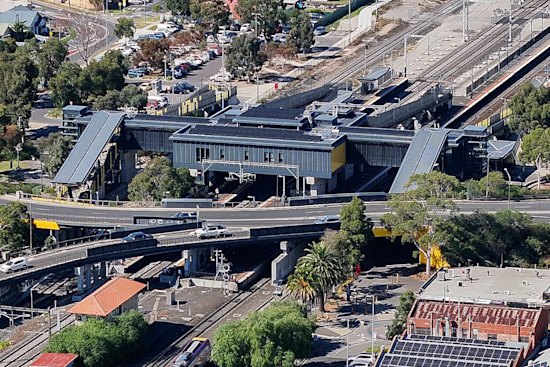 Sunshine train station.
