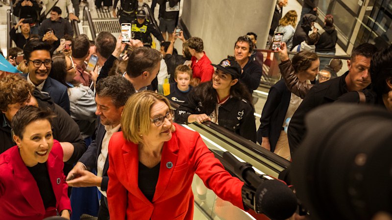 ‘Bloody amazing’: Metro Tunnel opens to huge crowds, minor hiccups