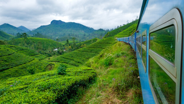 The most romantic way to see Sri Lanka is by rail.