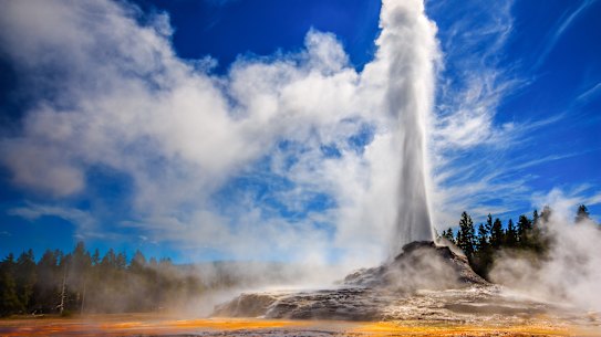 Castle Geyser, just along from Old Faithful.
