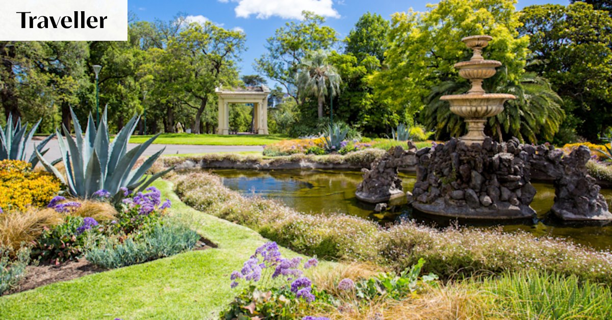 We couldn’t go to the beach, so a park became our holiday escape