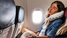 Trying to sleep on a plane can feel like an impossible task. 