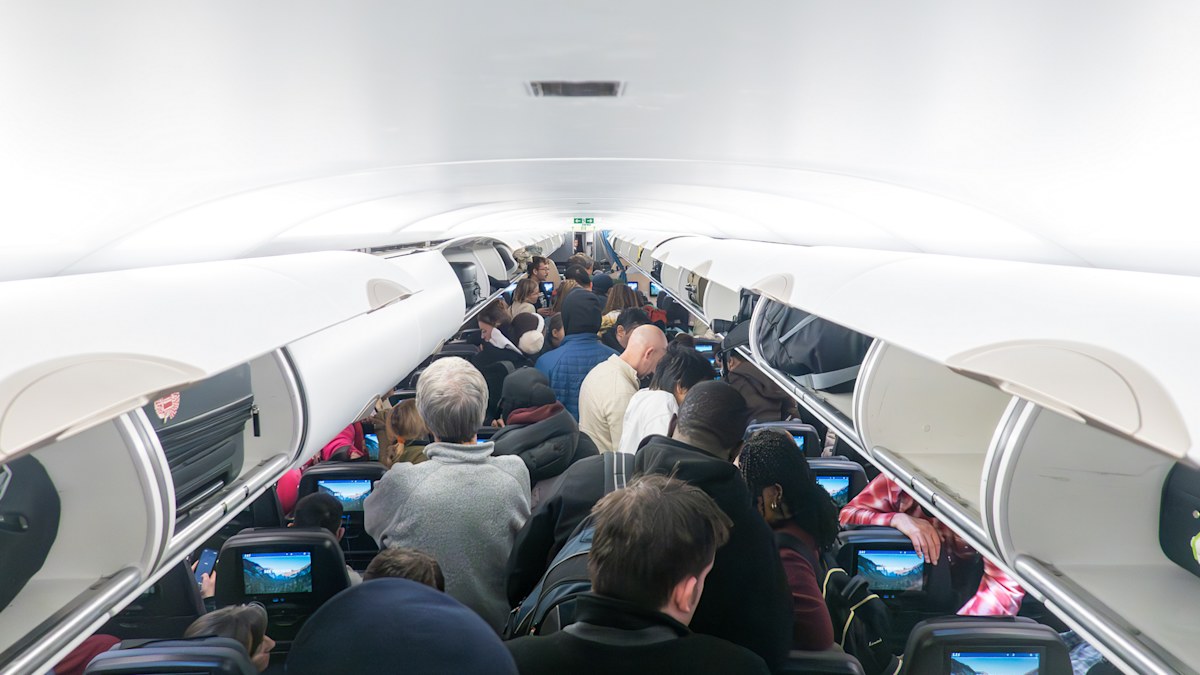 ‘Behave like adults’: Plane passengers who stand up too soon called out