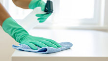 The best way to use microfibre cloths is to fold them in four and then when one side gets dirty flip to a clean side.