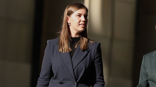 Former political staffer Brittany Higgins