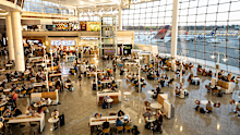 All airport kitchens have strict rules when it comes to knives. 