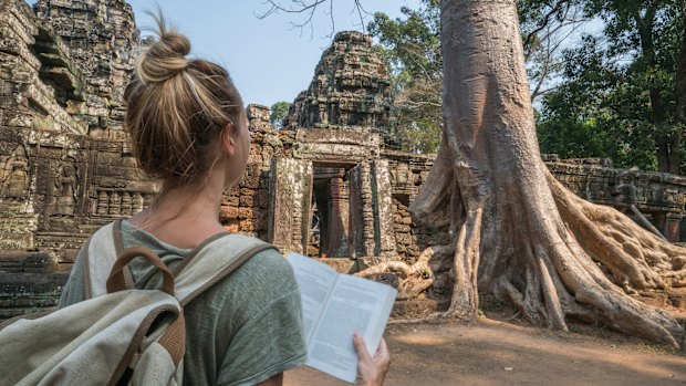 A guidebook and a time when  travel included spontaneous discoveries. 