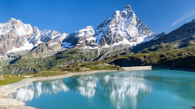 Italy’s Aosta Valley is home to most of the highest peaks in all the European Alps.