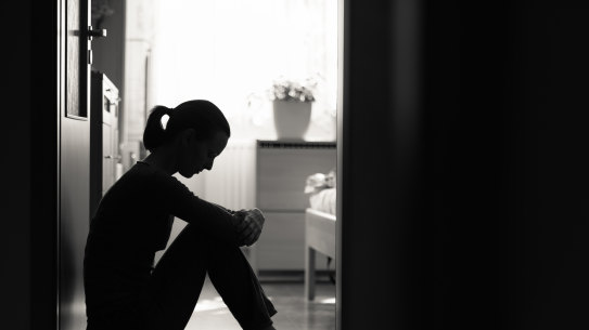 A teenager in isolation.