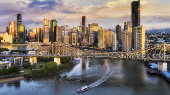 Brisbane unit and house prices have reached record highs. 