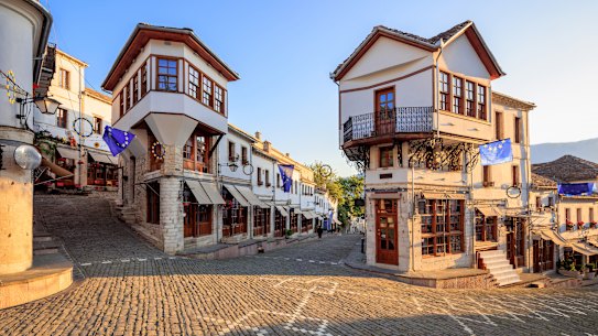 Albania’s Gjirokaster has unique medieval architecture.