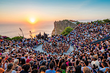 Bali has seen record tourist numbers. 