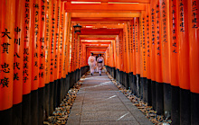 <p>This shrine is world-famous for its thousands of vibrant torii gates along the trail to Mount Inari. </p><p>The iconic, photogenic pathway's orange colour is used because it represents the sun, vitality, and is believed to ward off evil spirits.</p><p>It is open year-round and has no entrance fee, making it perfect for those seeking budget-friendly activities.</p>