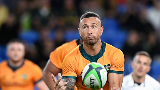 Quade Cooper appears in the box seat to be Wallabies No.10, with his passing game something unseen since Stephen Larkham.  Until now.