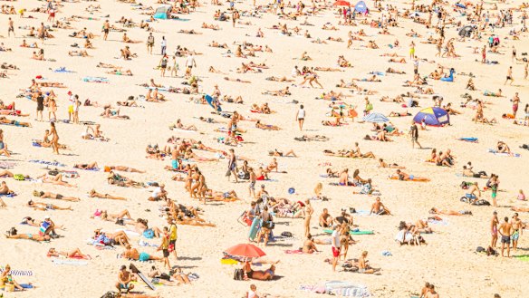 Bondi Beach pre-pandemic.