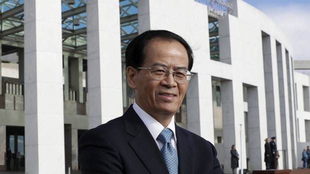 Chinese ambassador to Australia Cheng Jingye.