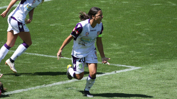 Hear me roar: Sam Kerr is one of the world's best players, but her Perth Glory coach, Bobby Despotovski, believes she can still improve.