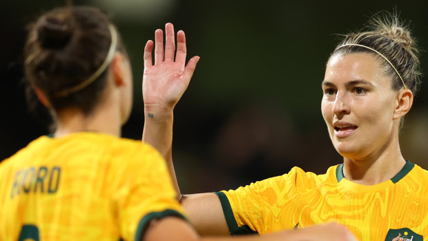 Matildas star Steph Catley.