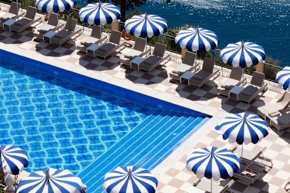 The Grand Hotel San Pietro in Taormina, Sicily, Italy.