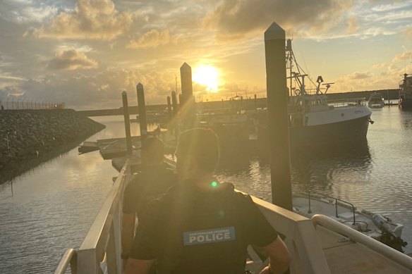 A AFP apreendeu um barco de pesca supostamente usado para importar drogas em Mackay.