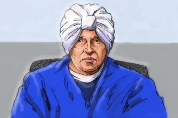 A court sketch of Malka Leifer last week.