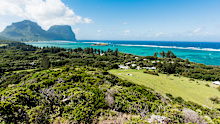Looking out over Lord Howe Island Australia from Malabar hill